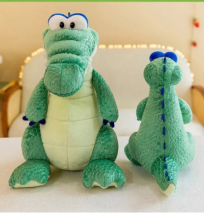 Sitting Cartoon Crocodile Plushie, 12-20" | 30-50 cm plush toy – – – Image 7 | Plushie Produce