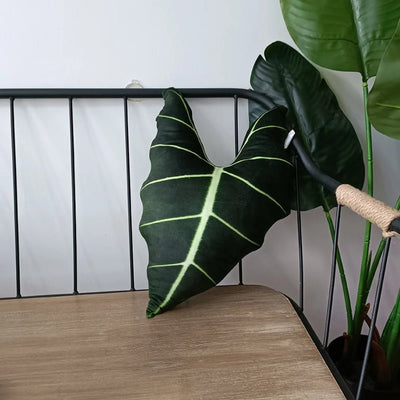 Tropical Leaf Plushie Throw Pillow, 22 Styles plush toy – – – Image 43 | Plushie Produce