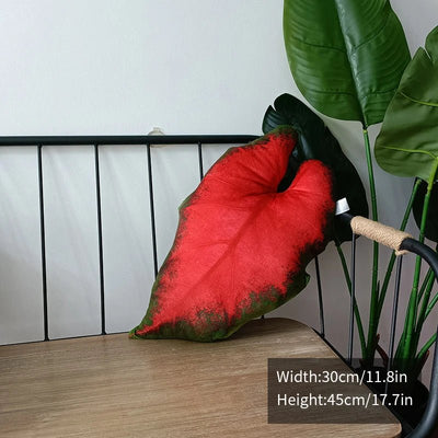 Tropical Leaf Plushie Throw Pillow, 22 Styles plush toy – – S13 Plant Pillow – Image 40 | Plushie Produce