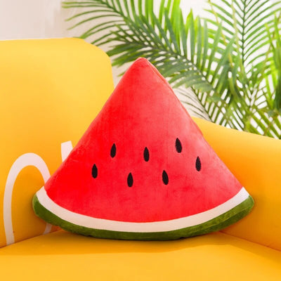 Watermelon Slice Plushie Throw Pillow, 12" | 30 cm plush toy – – Wedge – Image 4 | Plushie Produce